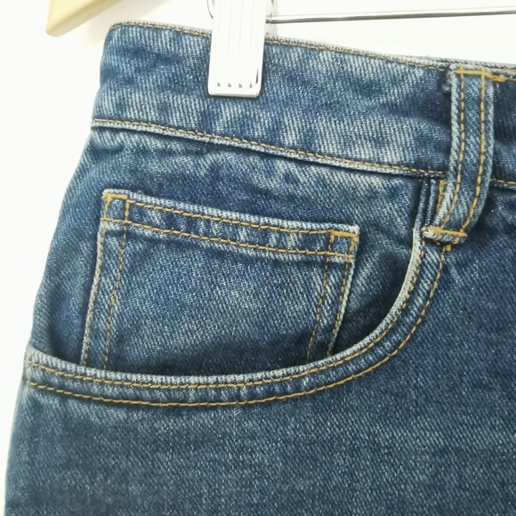 Frank and Oak The Stevie Cutoff Short in Blue - Picture 2 of 16